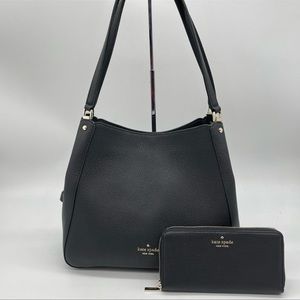 Kate Spade Medium Triple Compartment
Shoulder Bag & Continental Wallet Leather